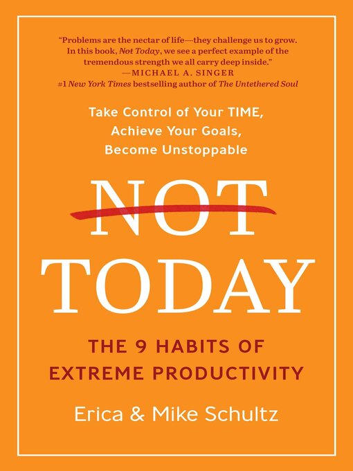 Title details for Not Today by Erica Schultz - Available